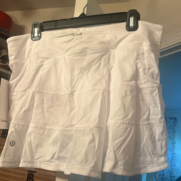 lululemon athletica Dresses & Skirts - White Lululemon Tennis Skirt New With Tag